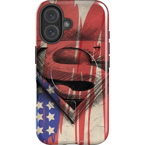 DC Comics Superman Crest iPhone 16 Plus Magsafe Impact Case